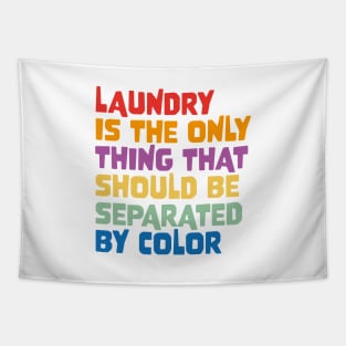 Laundry Is The Only Thing That Should Be Separated By Color Tapestry