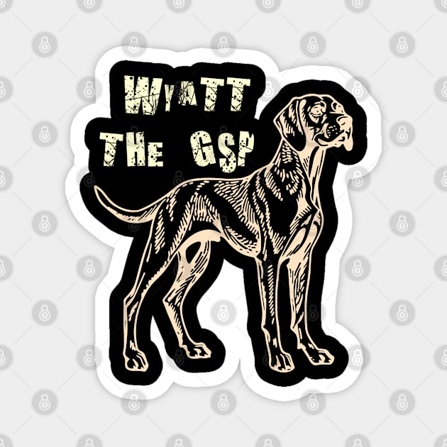 Wyatt the GSP Magnet by TaansCreation 