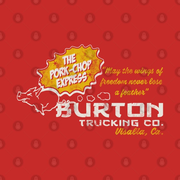 Burton Trucking Pork Chop Express by Alema Art