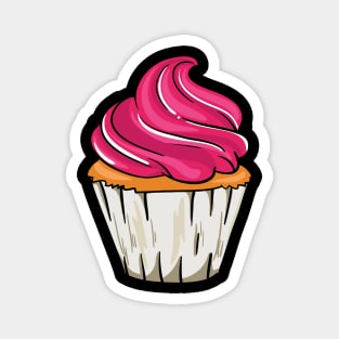 Cute Cupcake Baking Magnet