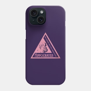 Art of Medicine: Hippocrates Purple Phone Case