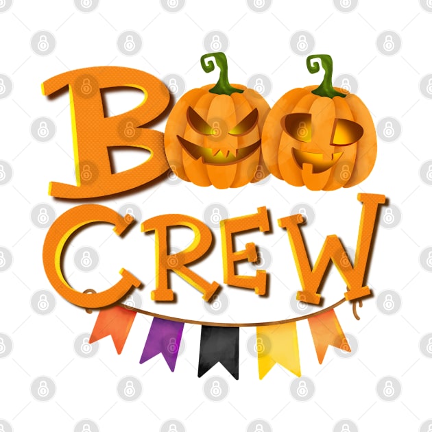 Boo crew Halloween design by PrintAmor