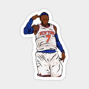 Carmelo Anthony Celebration Sketch Magnet