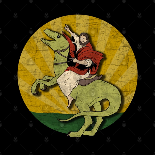 Jesus on a Raptor by valentinahramov