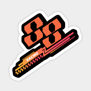 88 racing Magnet