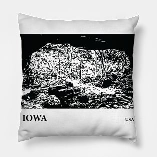 Iowa USA Pillow