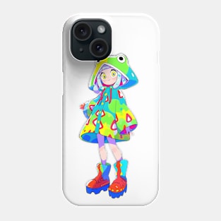 Colorful Anime Frog Girl Phone Case