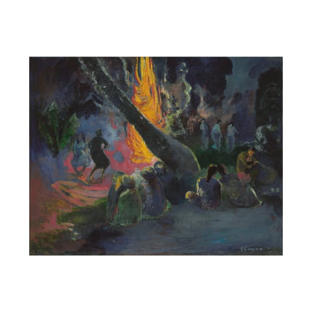 Upa Upa (The Fire Dance) by Paul Gauguin by Classic Art Stall