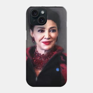 The Queen of Earth Portrait for Screaming Firehawks Phone Case