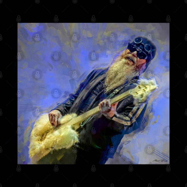 Dusty Hill by IconsPopArt