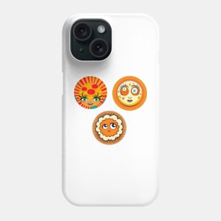 Crazy Sun Moon and Cloud Collection Phone Case