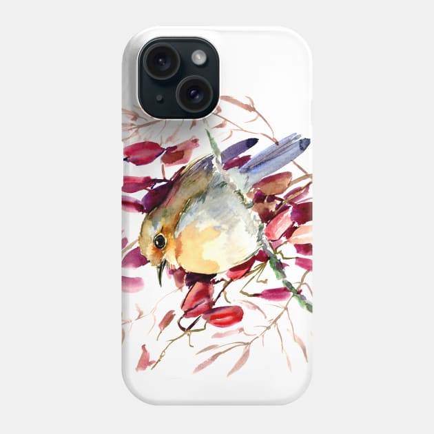 Robin Bird Phone Case by surenart