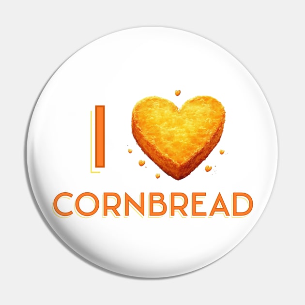 I Love Cornbread Pin by DigitalToast