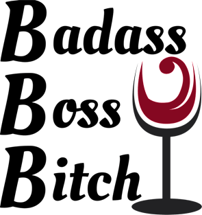 Badass Boss Bitch - Wine Magnet