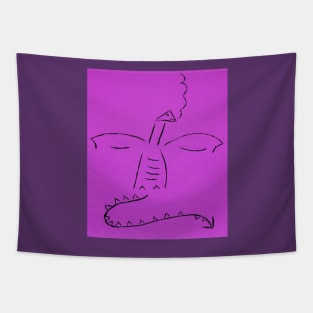 Stick Dragon P Tapestry