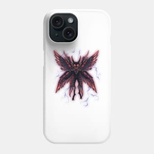 Mothman's Watchful Wings: Guardian of the Night Phone Case