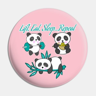 fitness, panda, girls who lift, fitness girl Pin