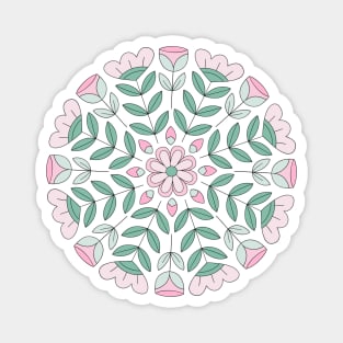 Floral Mandala Magnet