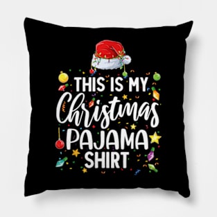 This Is My Christmas Pajama Family Matching Pillow