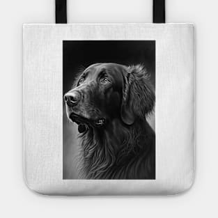 Flatcoated retreiver "marcy" Tote