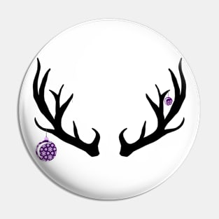 Christmas antlers Pin