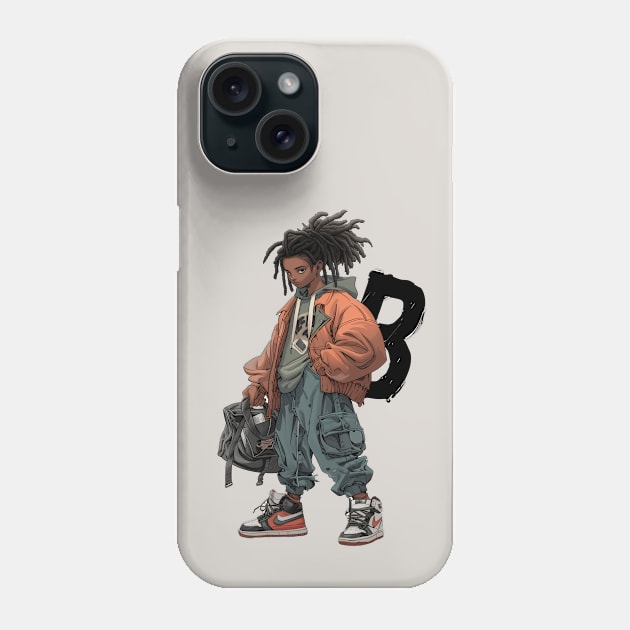 Street Gang Letter B Phone Case by JunkyDotCom