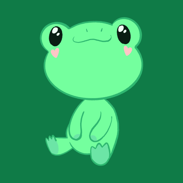 Silly Cute Frog by SaganPie