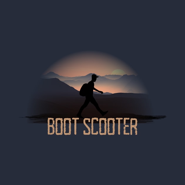 A Hiker is a Boot Scooter by numpdog