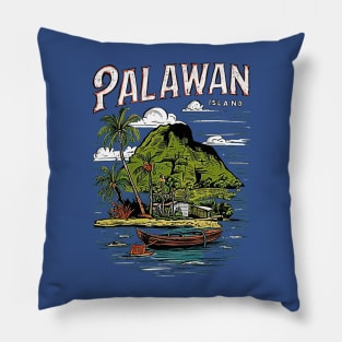 Palawan Island Philippines Pillow