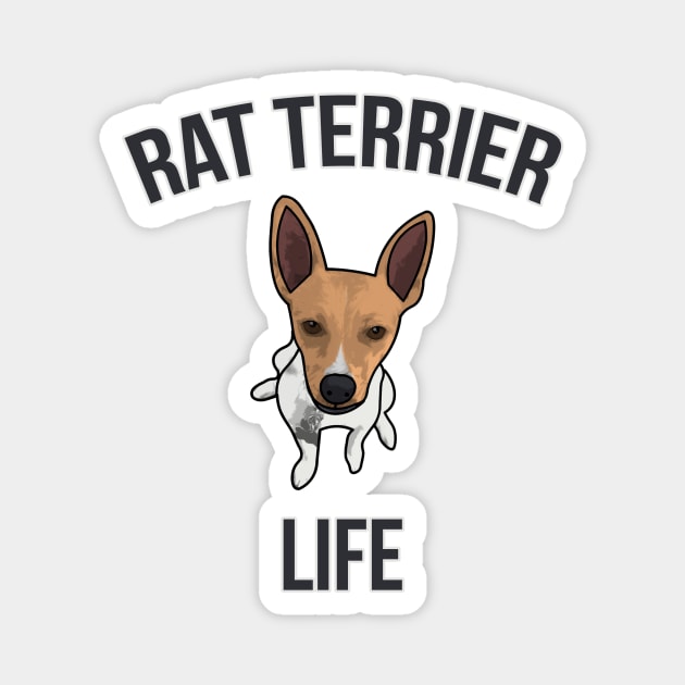 Rat Terrier Dog Life Tan Magnet by charlescheshire