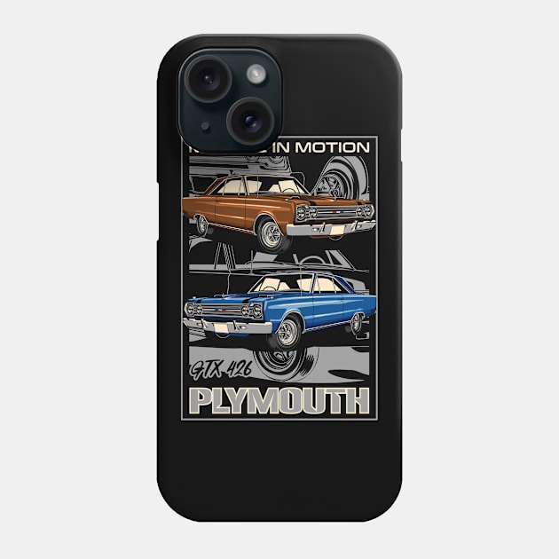 Plymouth GTX 426 Hemi Classic Car Phone Case by milatees