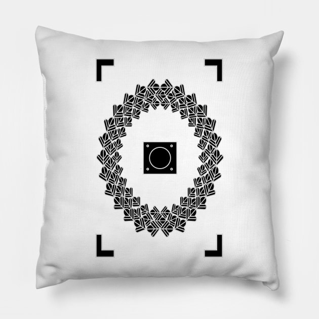 Imperial Roman Shield II. Scutum II (black) Pillow by PabloDeChenez