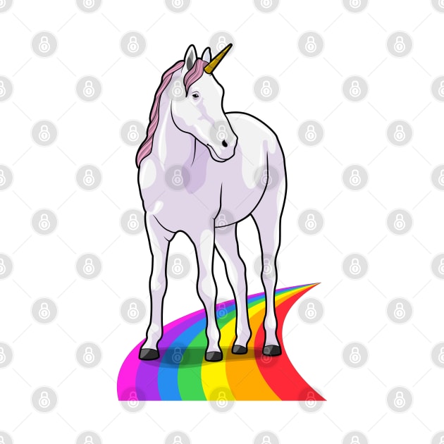 Unicorn with Rainbow by Markus Schnabel