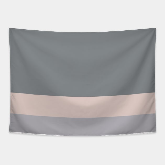 A beautiful transfusion of Very Light Pink, Grey, Gray (X11 Gray) and Lotion Pink stripes. Tapestry by Sociable Stripes