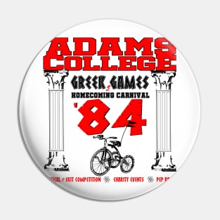 Adams College '84 Greek Games Pin