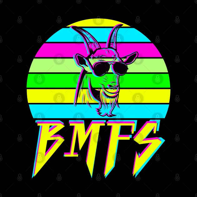 Billy Strings BMFS 80's Neon Goat by GypsyBluegrassDesigns