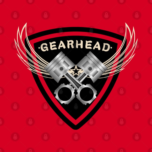 Gearhead Pistons Logo by CharJens