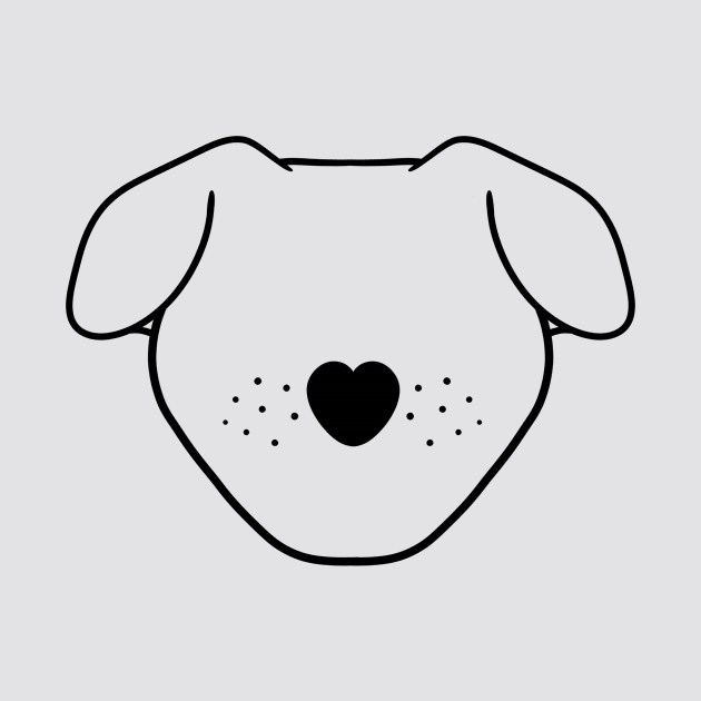 Dog Outline by Saramation