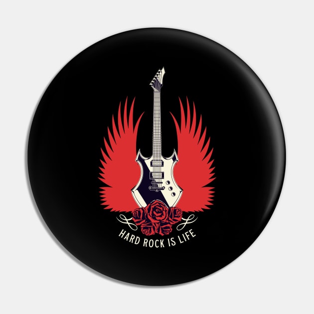 Hard Rock Is Life Pin by Creativity Haven