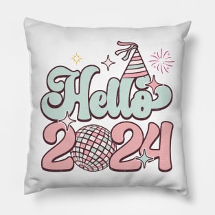 Hello 2024 Pillow