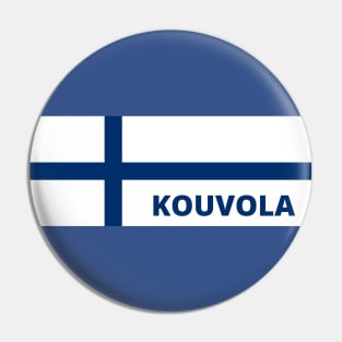 Kouvola City in Finnish Flag Pin