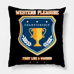 Western pleasure Pillow