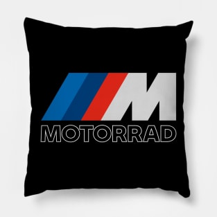 BMW M Motorrad Motorcycle Tee Pillow