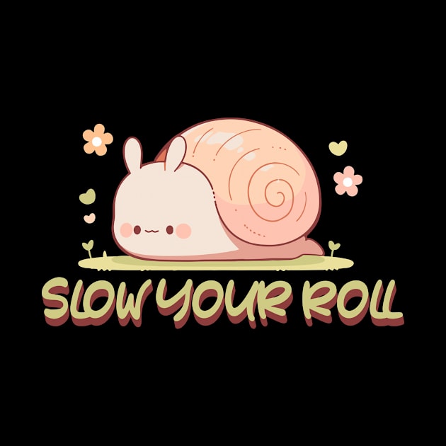 Kawaii - Slow Your Roll Snail by Kawaii Kingdom