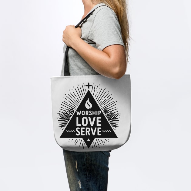Worship Love Serve by Frank Ring