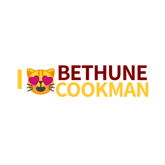 I Heart Eyes Cat Emoji Bethune Cookman by BlackMenStuff