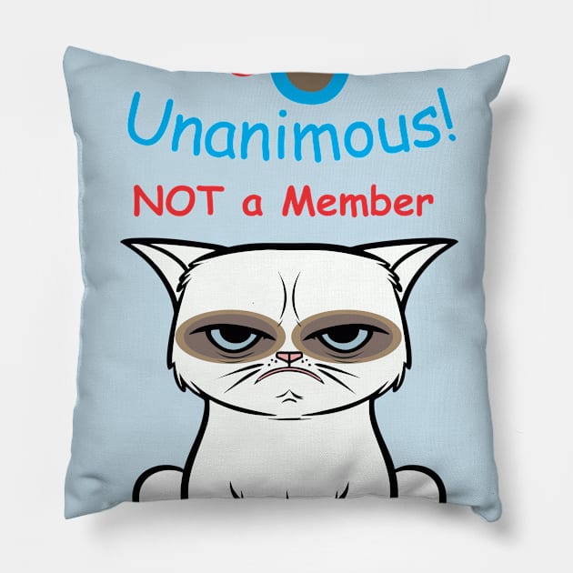 CU Not Member Pillow by Cavalrysword