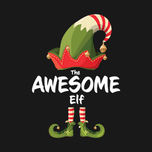 THE AWESOME Elf Family Matching Xmas T-Shirt