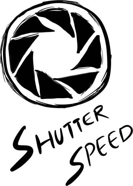 Shutter speed logo for Photographers Kids T-Shirt by Beatraveller