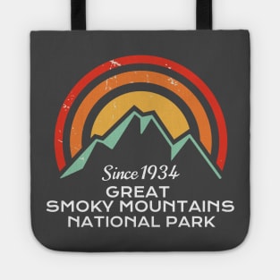 Great Smoky Mountains National Park Retro Tote